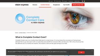 Monthly Contact Lenses | Contact Lenses For Sale | Vision Express