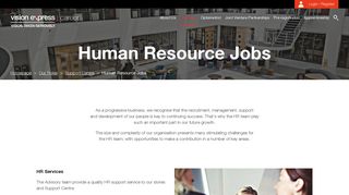 HR - Vision Express Careers