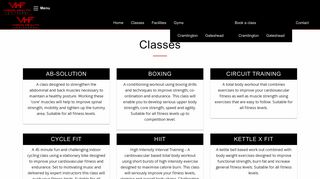 Classes - Vision Health & Fitness