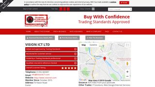 Buy With Confidence – Trading Standards Approved - Vision ICT Ltd ...
