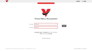 My Account - Vision Media Management