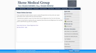 Skene Medical Group - Vision Online Services