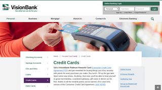 Credit Cards | VisionBank