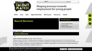 vision2learn | Greater Manchester Talent Match