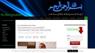 Muhammad Alshareef Visionaire Online Program - The Halal ...