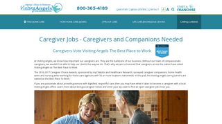 Caregiver Jobs – Now Hiring - Visiting Angels