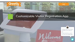 Award-Winning Visitor Registration Check-In App and Logbook - Greetly