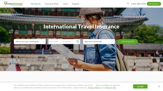 International travel insurance, Insurance for ... - VisitorsCoverage