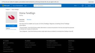 Visma TendSign - Azure Marketplace - Microsoft