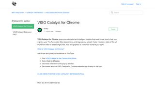 VISO Catalyst for Chrome – BBTV Help Center