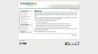 Tompkins VIST Bank :: Open Your Account Online - Andera.com