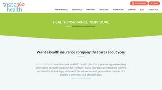 Health Insurance Individual - Vista360 Health