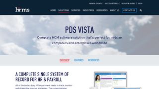 PDS Vista | HR & Payroll Management Software - HRMS Solutions