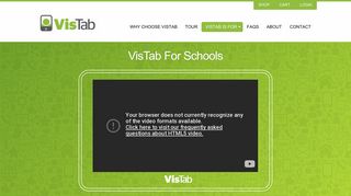 VisTab For Schools – VisTab