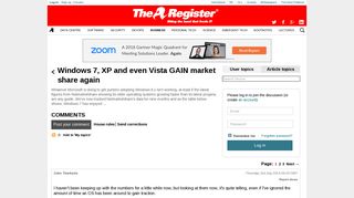 Windows 7, XP and even Vista GAIN market share again • The ...
