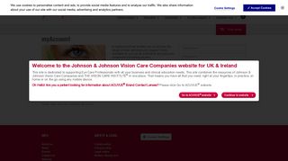 Login to My Account - myAccount | Johnson and Johnson Vision Care ...