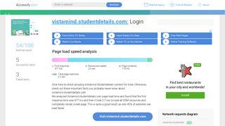Access vistamind.studentdetails.com. Login