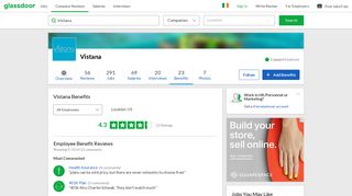 Vistana Employee Benefits and Perks | Glassdoor.ie