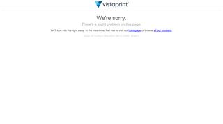 Signing into My Account - Vistaprint