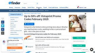 Up to 60% off instantly: Vistaprint Exclusive Promo Codes January 2019