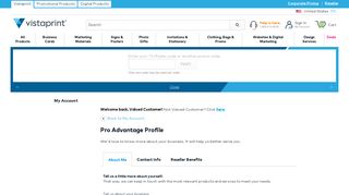 Pro Advantage - Profile - Vistaprint