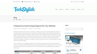 6 Reasons to Avoid Using Vistaprint for Your Website – TechStylish