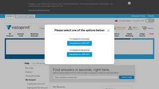 Vistaprint Customer Care - View Topic