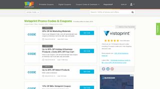 Up to 60% off Vistaprint Promo Codes, Coupons February, 2019
