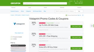 50% off Vistaprint Coupons, Promo Codes & Deals 2019 - Groupon