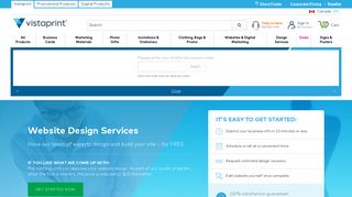 Website Design | Design a website with Vistaprint