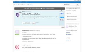 Vistaprint Webmail client - Vistaprint Internet Marketing