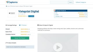 Vistaprint Digital Reviews and Pricing - 2019 - Capterra