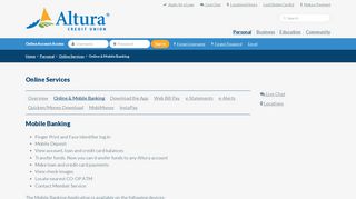 Online & Mobile Banking — Altura Credit Union
