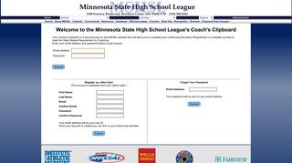 Login to Coach's Clipboard! - MSHSL.com