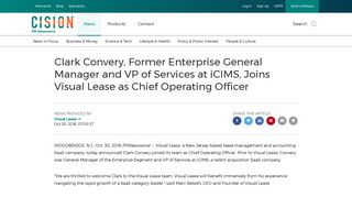 Clark Convery, Former Enterprise General Manager and VP of ...