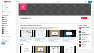 VisualLinkSpanish - YouTube