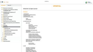 VPPORTAL - VISUAL PLANNING 5.3 DOCUMENTATION