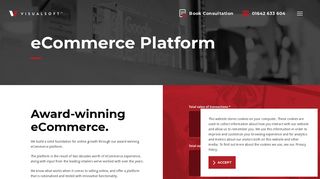 eCommerce Platform | Website Design & Build | Visualsoft