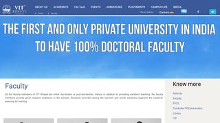 Faculty | VIT University - VIT Bhopal