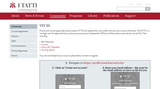 VIT ID | I Tatti | The Harvard University Center for Italian Renaissance ...