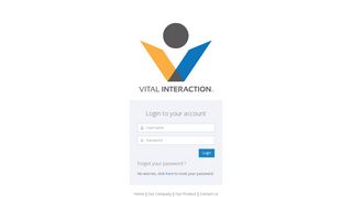 Vital Interaction | Login