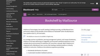 Bookshelf by VitalSource | Blackboard Help