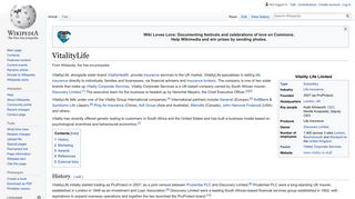 VitalityLife - Wikipedia