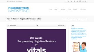 How To Remove Negative Reviews on Vitals - Physician Referral ...