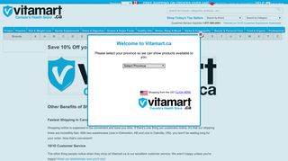 Vitamart Landing Page - Vitamart.ca