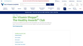 Healthy Awards Update at vitamin shoppe - The Vitamin Shoppe