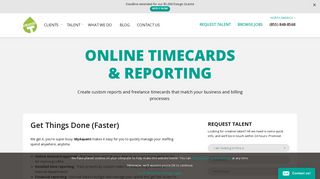 Online Timecards & Reporting | Vitamin T