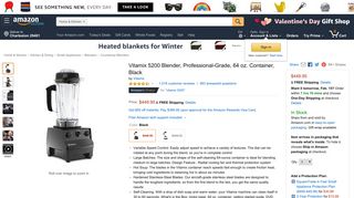 Amazon.com: Vitamix 5200 Blender, Professional-Grade, 64 oz ...