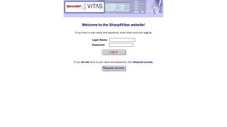 Sharp4Vitas.com - Sign In