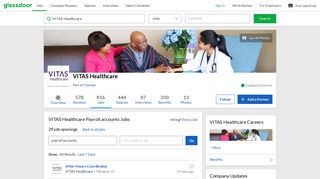 VITAS Healthcare Payroll accounts Jobs | Glassdoor